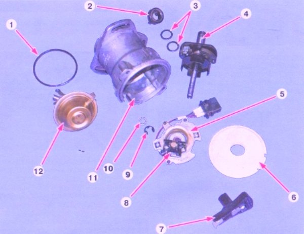 Характеристика трамблера на ВАЗ 2109, самостоятельный ремонт детали Характеристика трамблера на ВАЗ 2109, самостоятельный ремонт детали