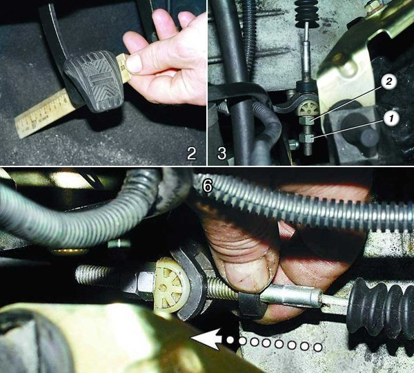 Технические рекомендации по регулировке сцепления автомобиля ВАЗ 2110