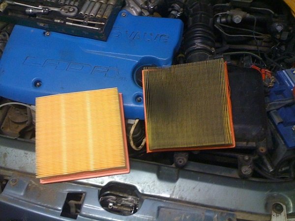 Детальная инструкция по замене воздушного фильтра автомобиля Лада Калина