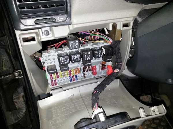 Руководство по замене блока предохранителей на Lada Kalina, расшифровка