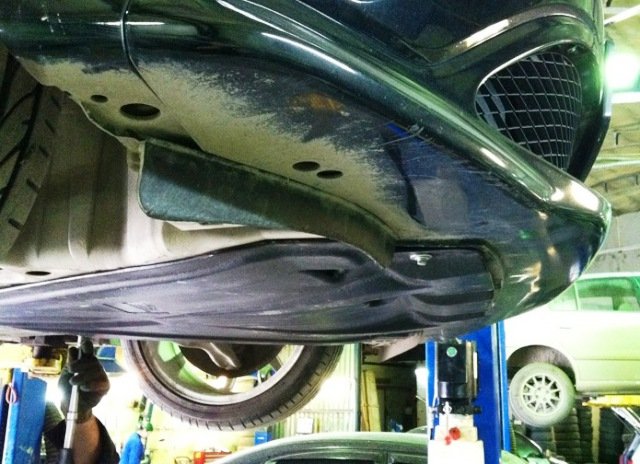 Установка кросс защиты картера на автомобиль Lada Kalina 2 самостоятельно