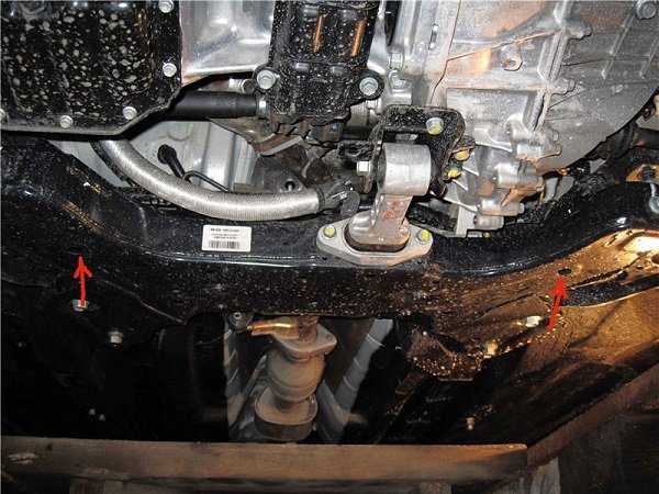 Устанавливаем самостоятельно защиту картера Kia Rio 2015: инструкции с фото