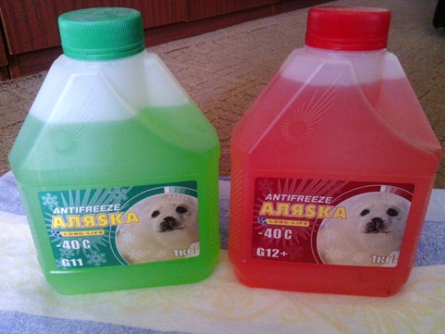Технические характеристики зеленого антифриза и тосола: фото и видео