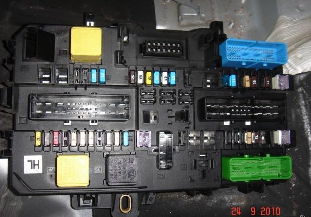 Всё о блоках предохранителей Opel Astra H: особенности и характеристики