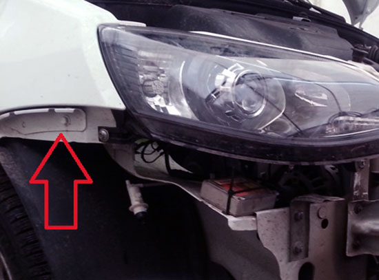 Как демонтировать переднее крыло Lada Granta Как демонтировать переднее крыло Lada Granta