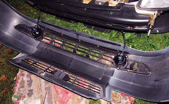 Самостоятельная установка противотуманного освещения на Lada Priora