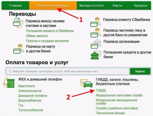 Как оплатить штраф ГИБДД по номеру постановления, через интернет, без комиссии, со скидкой 50% через сбербанк