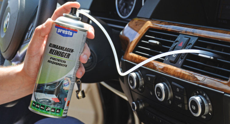 Выбор очистителя кондиционера автомобиля: виды средств (аэрозоли, пена и дымовые шашки)