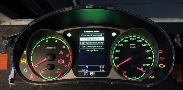 Комбинация и обозначение значков на панели приборов Приора: как снять щиток, тюнинг и распиновка