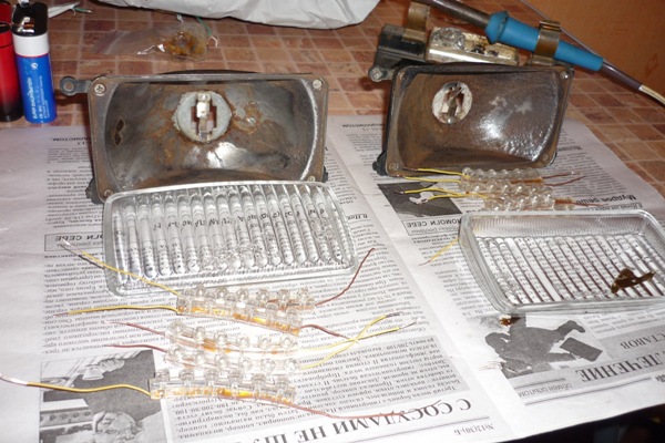 Светодиодные противотуманные фары для автомобиля: противотуманки со светодиодами своими руками Светодиодные противотуманные фары для автомобиля: противотуманки со светодиодами своими руками