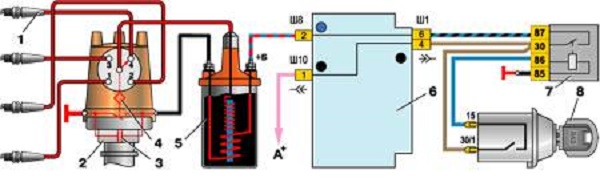 Электросхема ВАЗ 2104, 21043 и 2103 карбюратор и инжектор с описанием электрооборудования и проводки
