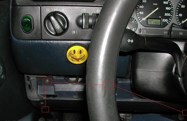 Самостоятельная замена нижнего подшипника рулевой колонки на автомобиле Volkswagen Vento