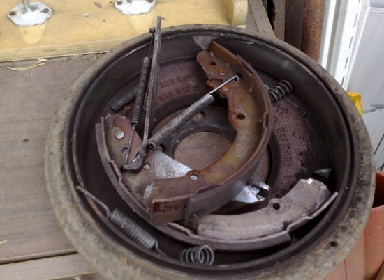 Замена барабанных тормозов Skoda Оctavia Tour на дисковые своими руками