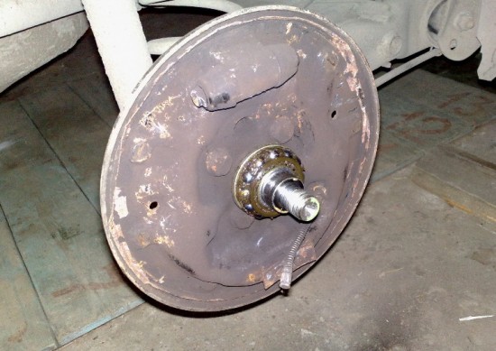 Замена барабанных тормозов Skoda Оctavia Tour на дисковые своими руками