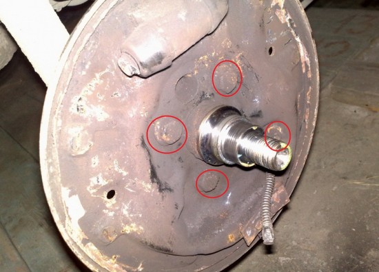 Замена барабанных тормозов Skoda Оctavia Tour на дисковые своими руками