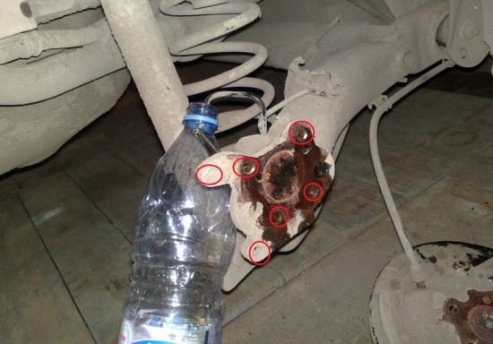 Замена барабанных тормозов Skoda Оctavia Tour на дисковые своими руками