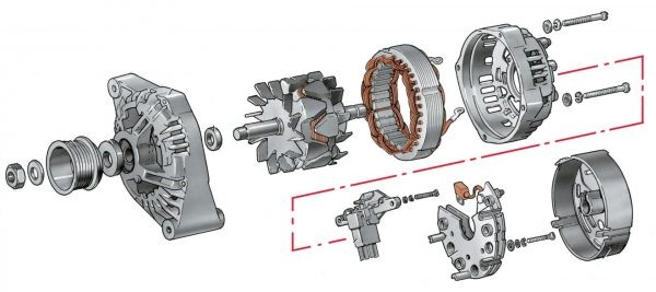Самостоятельная диагностика неисправностей и ремонт генератора ВАЗ 2101 Самостоятельная диагностика неисправностей и ремонт генератора ВАЗ 2101