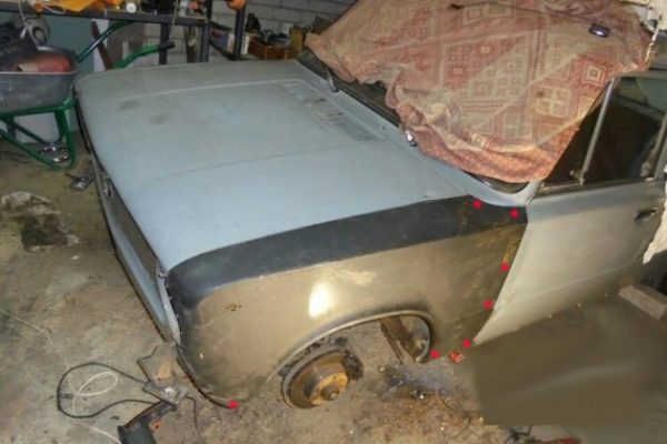 Улучшаем внешний вид ВАЗ 2101 – кузовной ремонт Улучшаем внешний вид ВАЗ 2101 – кузовной ремонт