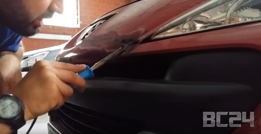 Как отремонтировать треснувший бампер своими руками с видео